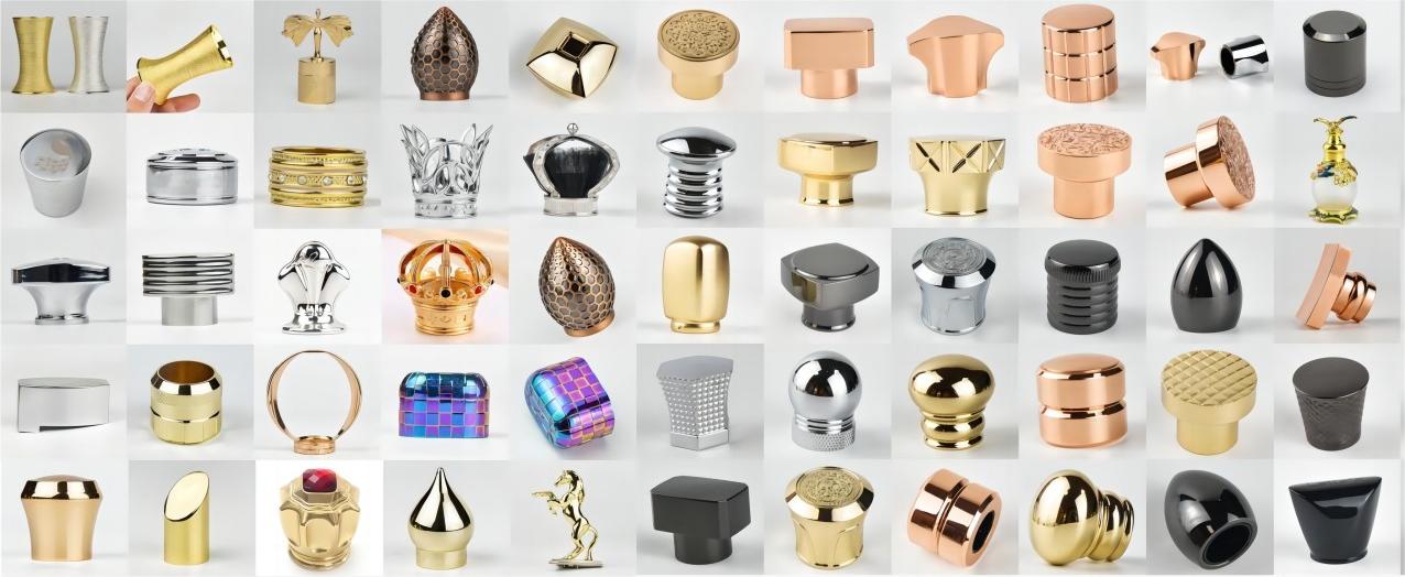 Metal Caps for perfume packaging