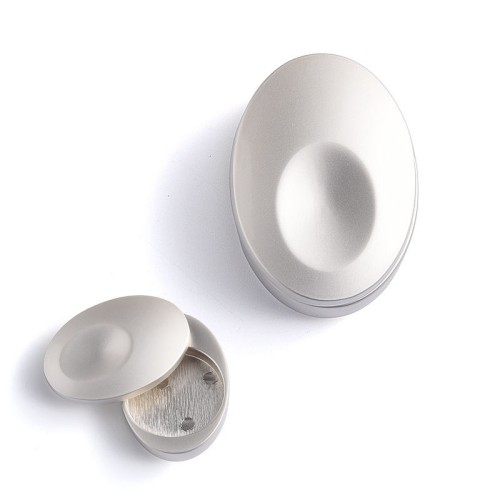 Portable Oval Perfume Metal Box